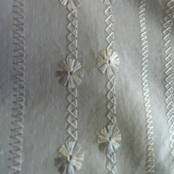 Rabbit Rabbit Rabbit 22W V Neck White Dress. - Picture 2 of 5